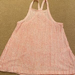 Splendid Orange Stripes Racer Back